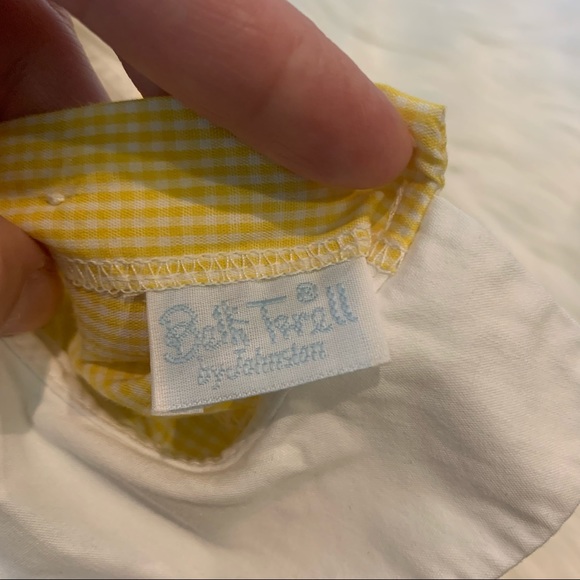Beth Terell by Johnston Smocked Romper Gingham 3M - Picture 2 of 4